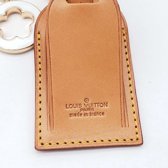 Authentic Louis Vuitton Luggage tag with Unbranded Keychain, Keycharm 121425 - Picture 4 of 7